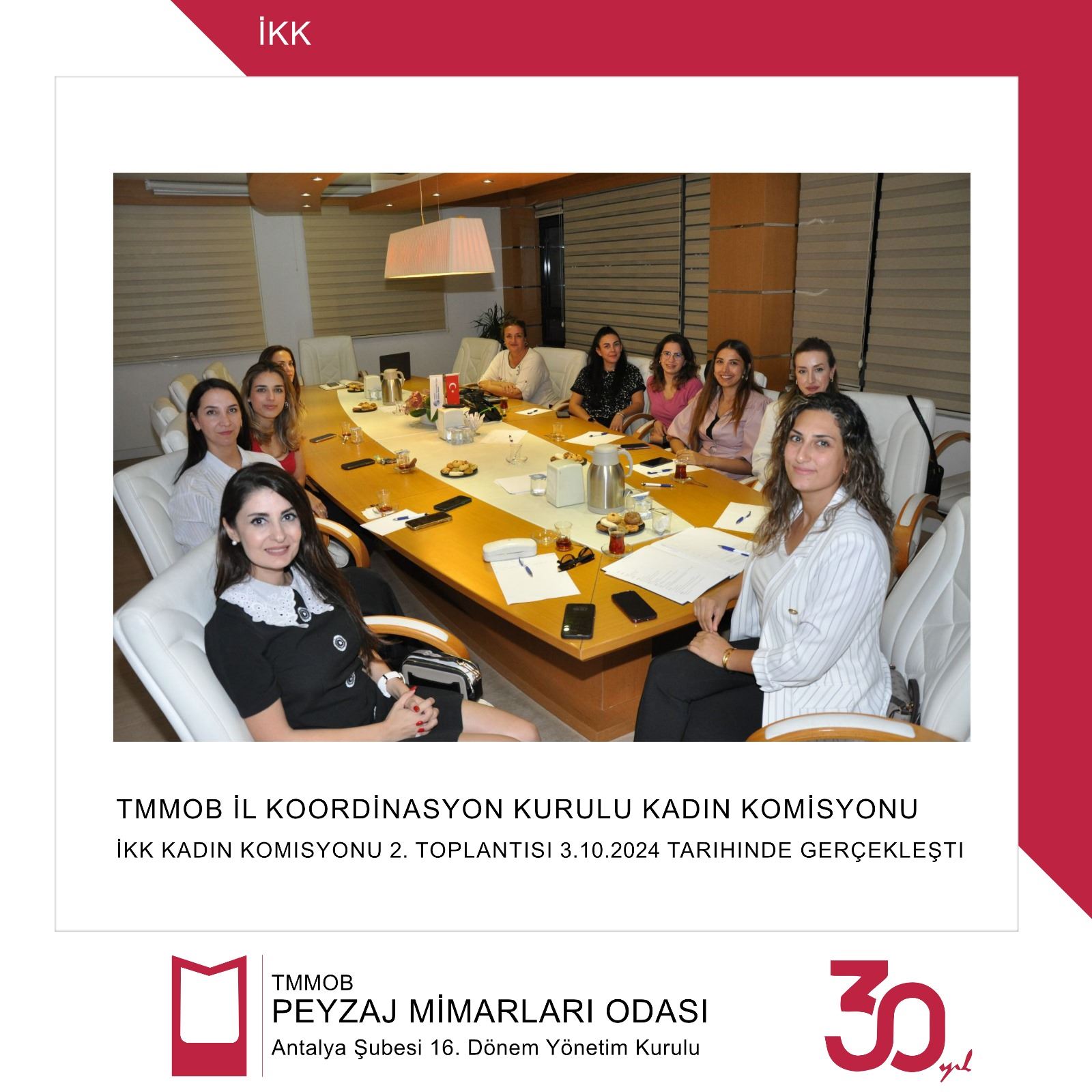 TMMOB ANTALYA İL KOORDİNASYON KURULU KADIN KOMİSYONU TOPLANTISI