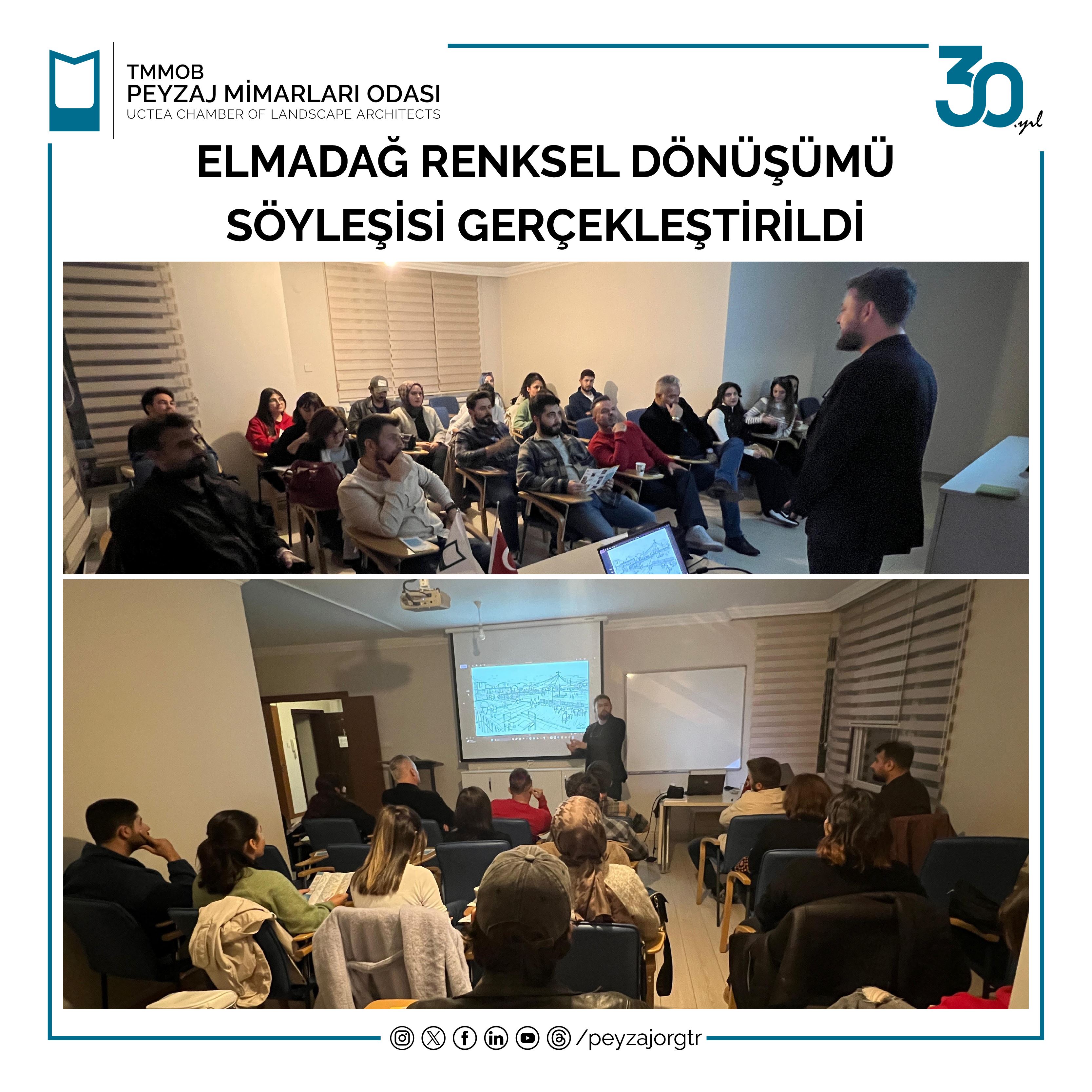 ELMADAĞ RENKSEL DÖNÜŞÜMÜ SÖYLEŞİSİ GERÇEKLEŞTİRİLDİ