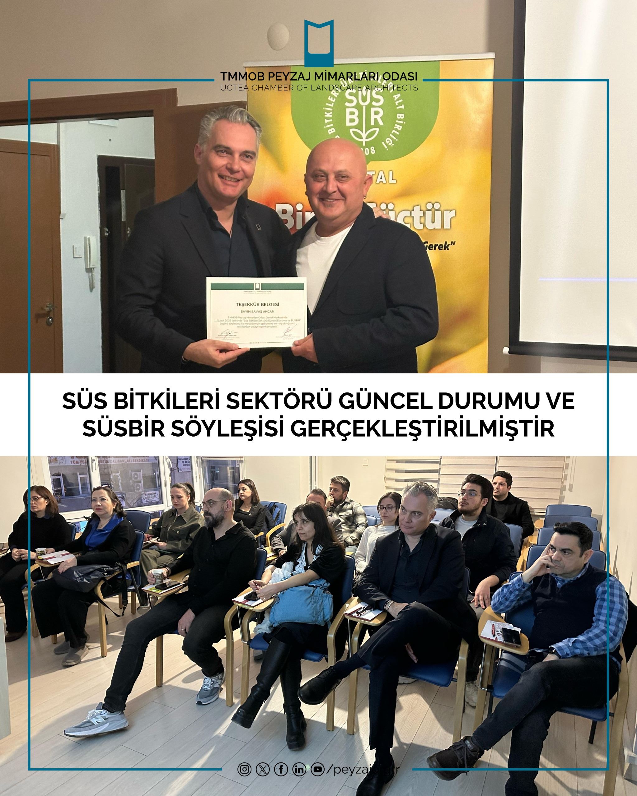 SÜS BİTKİLERİ SEKTÖRÜ GÜNCEL DURUMU VE SÜSBİR SÖYLEŞİSİ GERÇEKLEŞTİRİLMİŞTİR