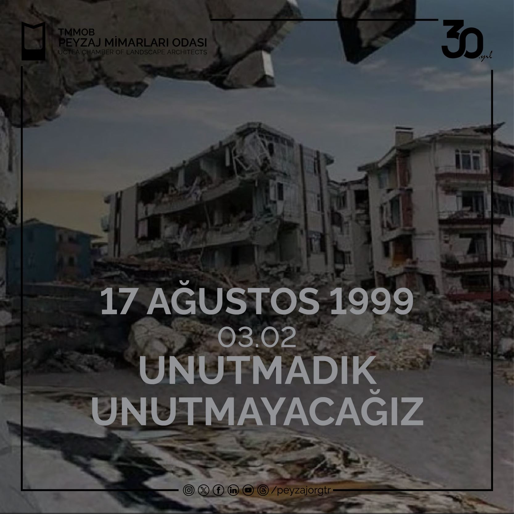 17 AĞUSTOS 1999 | UNUTMADIK, UNUTMAYACAĞIZ