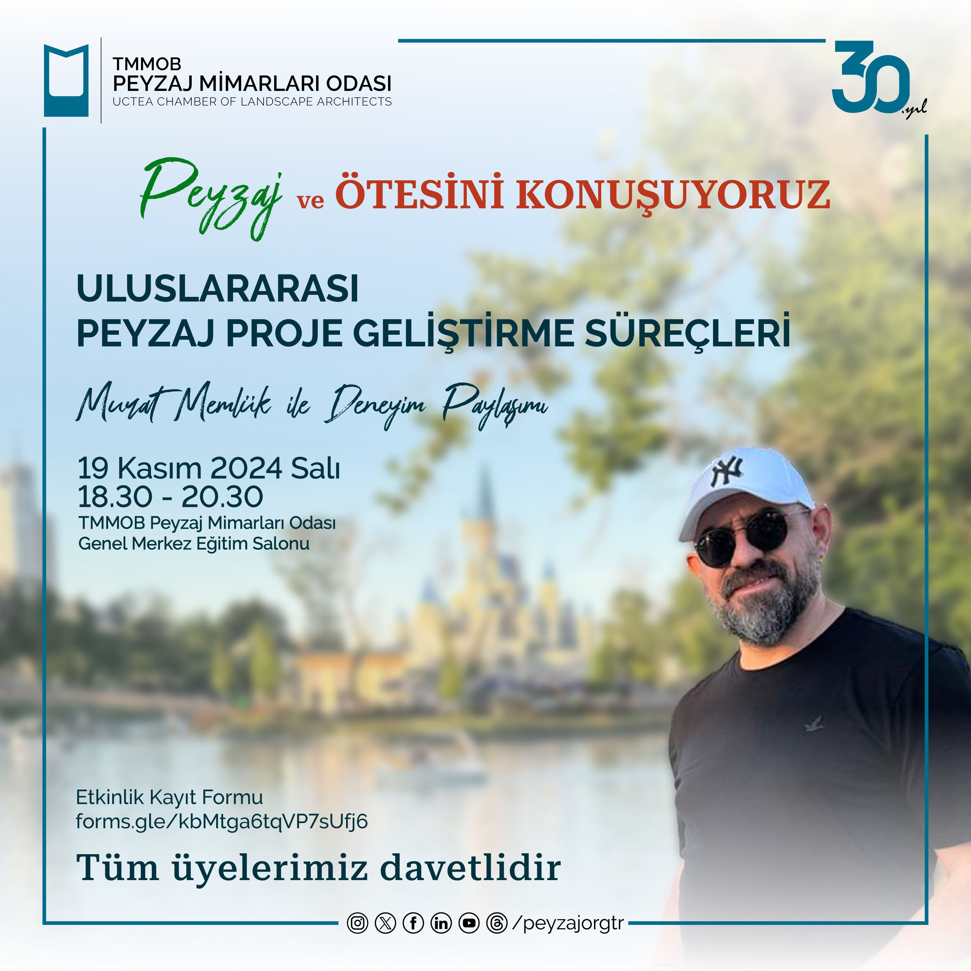 SÖYLEŞİ | ULUSLARARASI PEYZAJ PROJE GELİŞTİRME SÜREÇLERİ