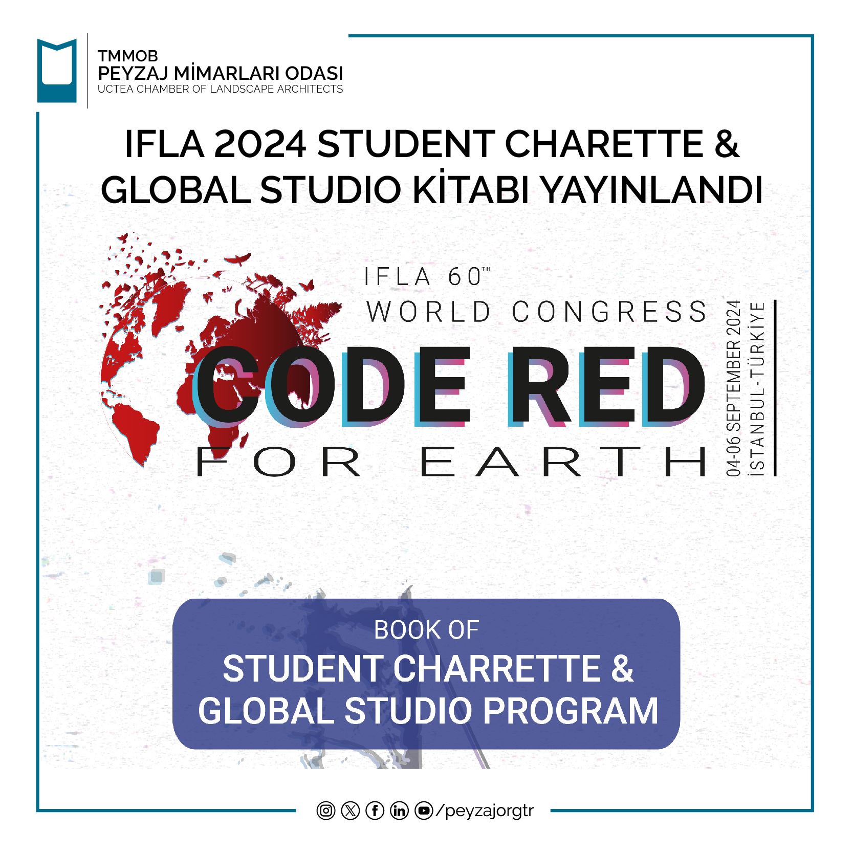 IFLA 2024 STUDENT CHARETTE & GLOBAL STUDIO KİTABI YAYINLANDI