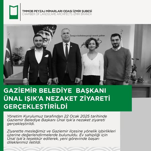 GAZİEMİR BELEDİYE BAŞKANI ÜNAL IŞIK’A NEZAKET ZİYARETİ GERÇEKLEŞTİRİLDİ