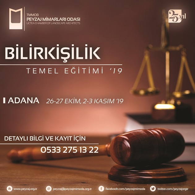 ADANA BİLİRKİŞİLİK TEMEL EĞİTİMİ BAŞLIYOR!