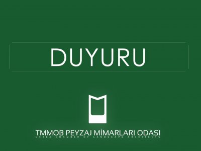 TMMOB PEYZAJ MİMARLARI ODASI 14. OLAĞAN GENEL KURUL DUYURUSU 