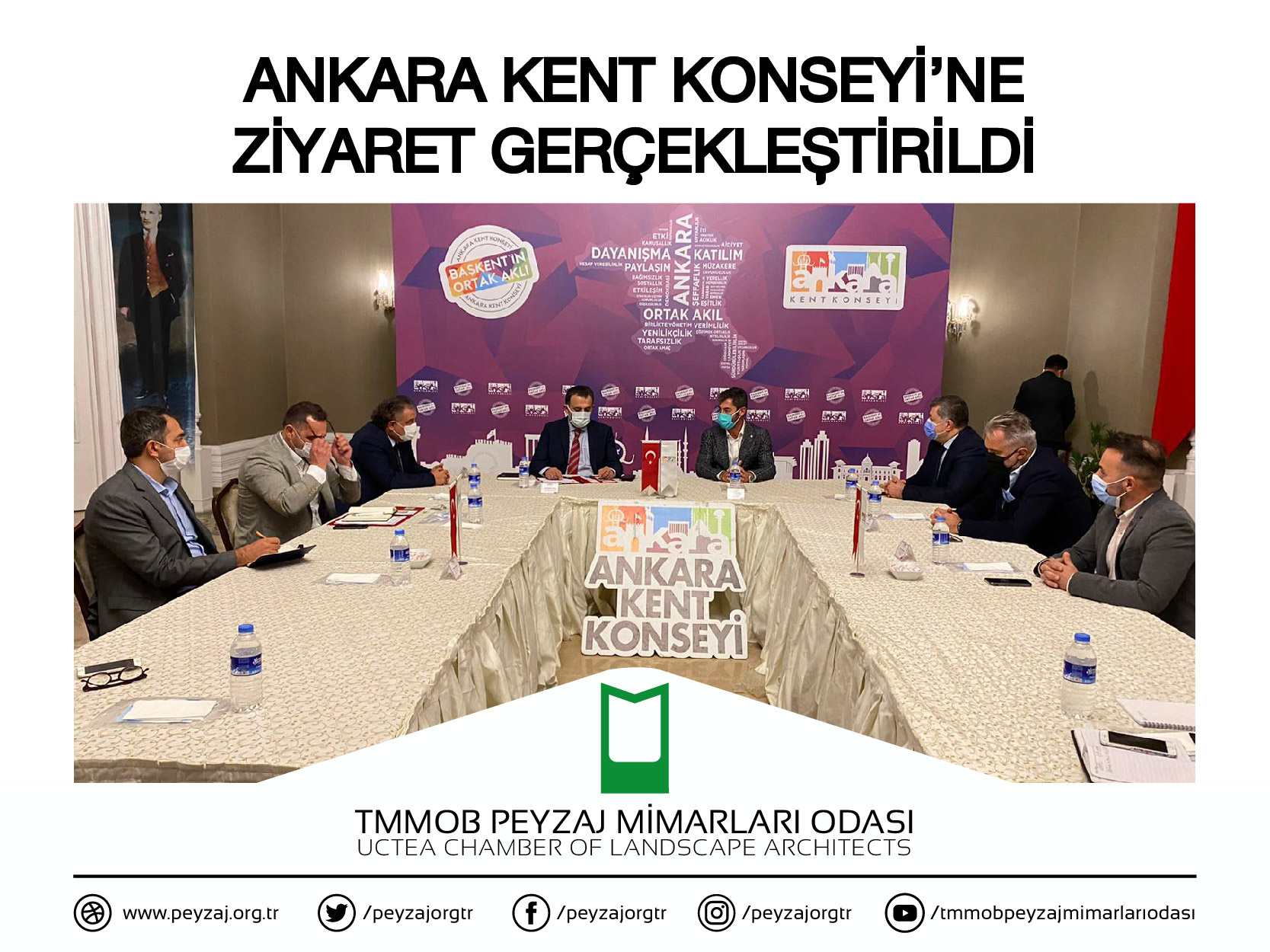 ANKARA KENT KONSEYİNE ZİYARET GERÇEKLEŞTİRİLDİ