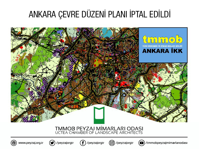 TMMOB ANKARA İKK: ANKARA ÇEVRE DÜZENİ PLANI İPTAL EDİLDİ