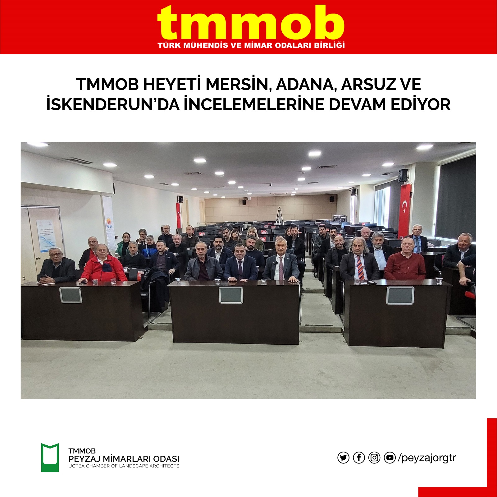 TMMOB HEYETİ MERSİN, ADANA, ARSUZ VE İSKENDERUN'DA İNCELEMELERİNE DEVAM EDİYOR