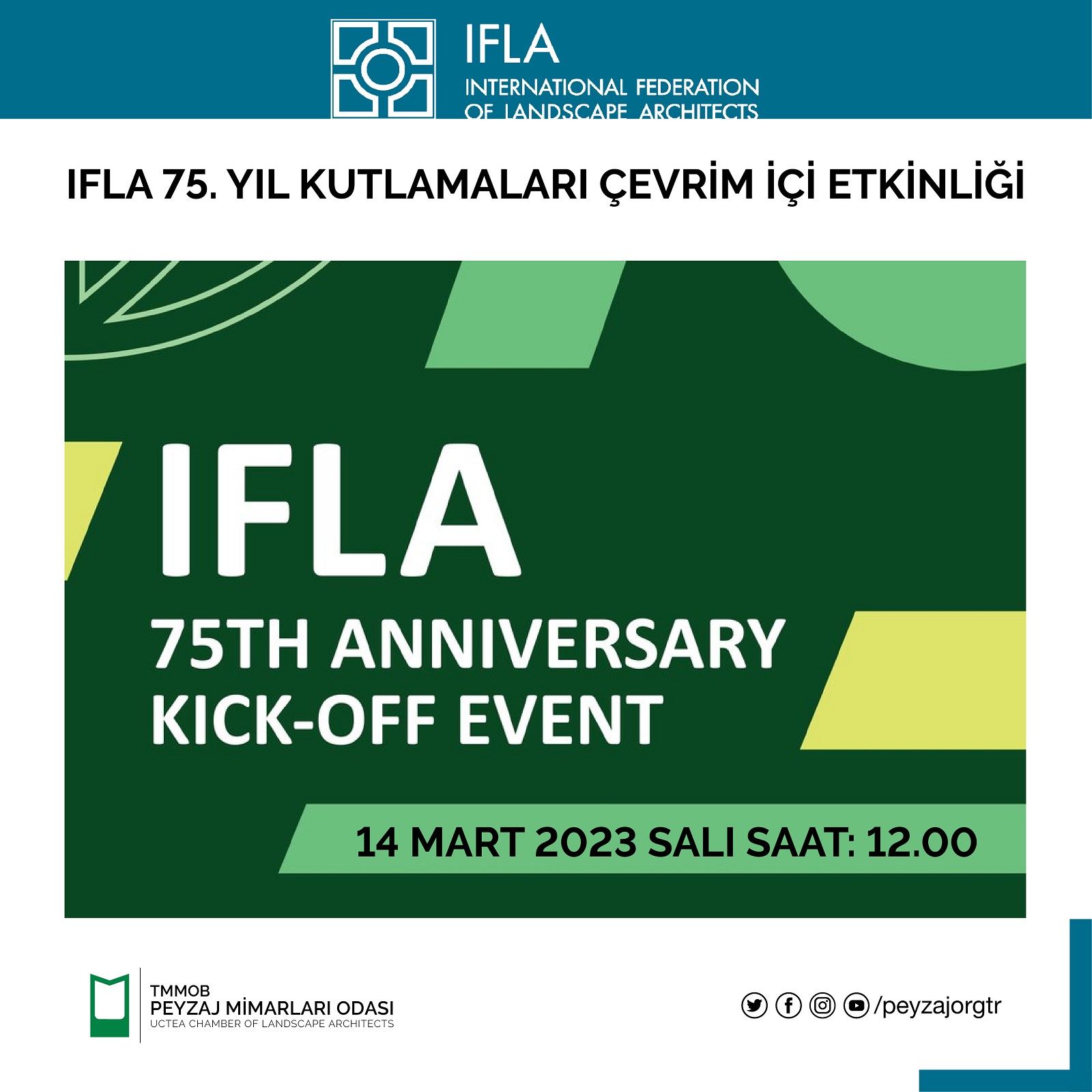 IFLA 75. YIL KUTLAMALARI ÇEVRİM İÇİ ETKİNLİĞİ