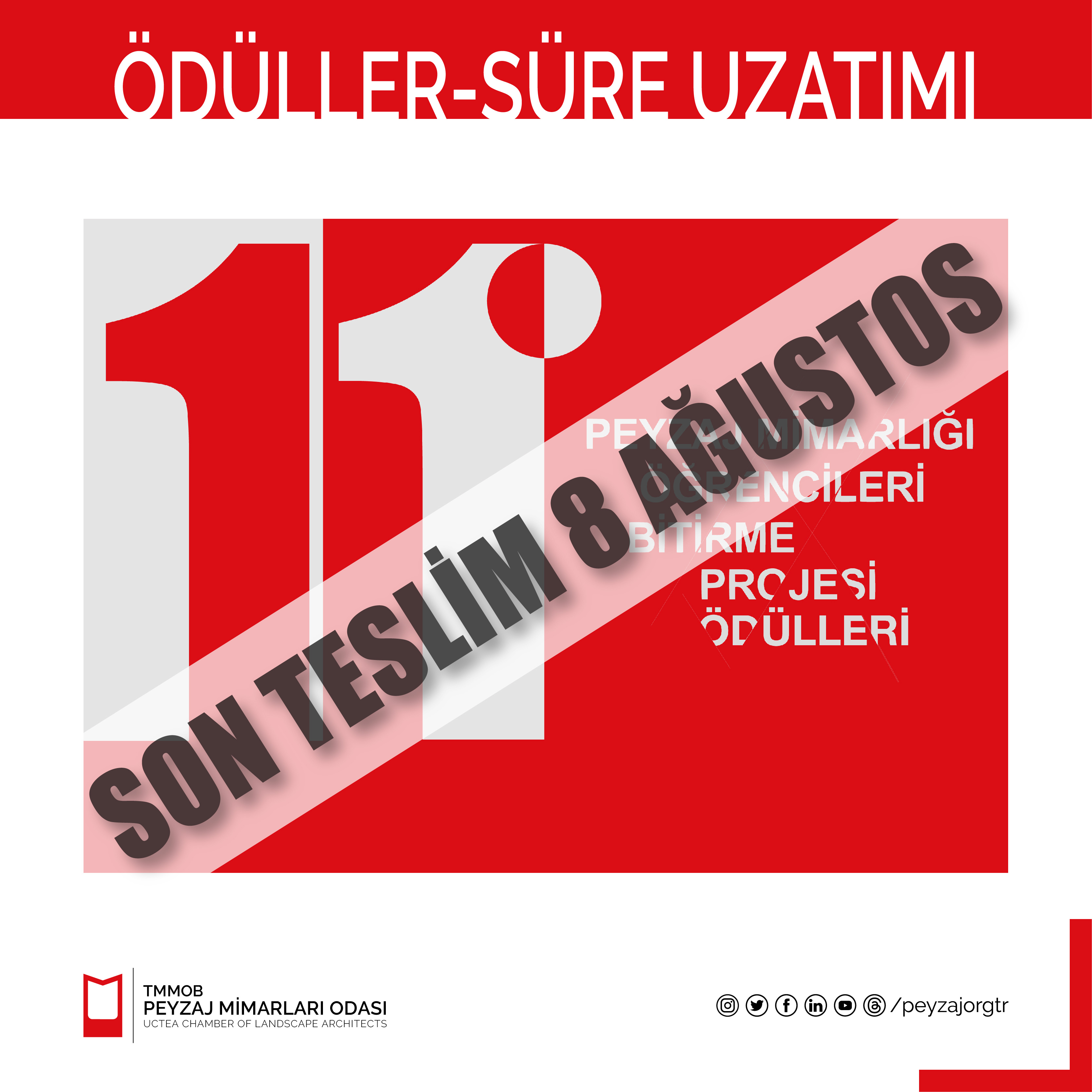 11. PEYZAJ MİMARLIĞI BÖLÜMÜ ÖĞRENCİLERİ BİTİRME PROJESİ ÖDÜLLERİ - 2023 SON TESLİM TARİHİ UZATILMIŞTIR